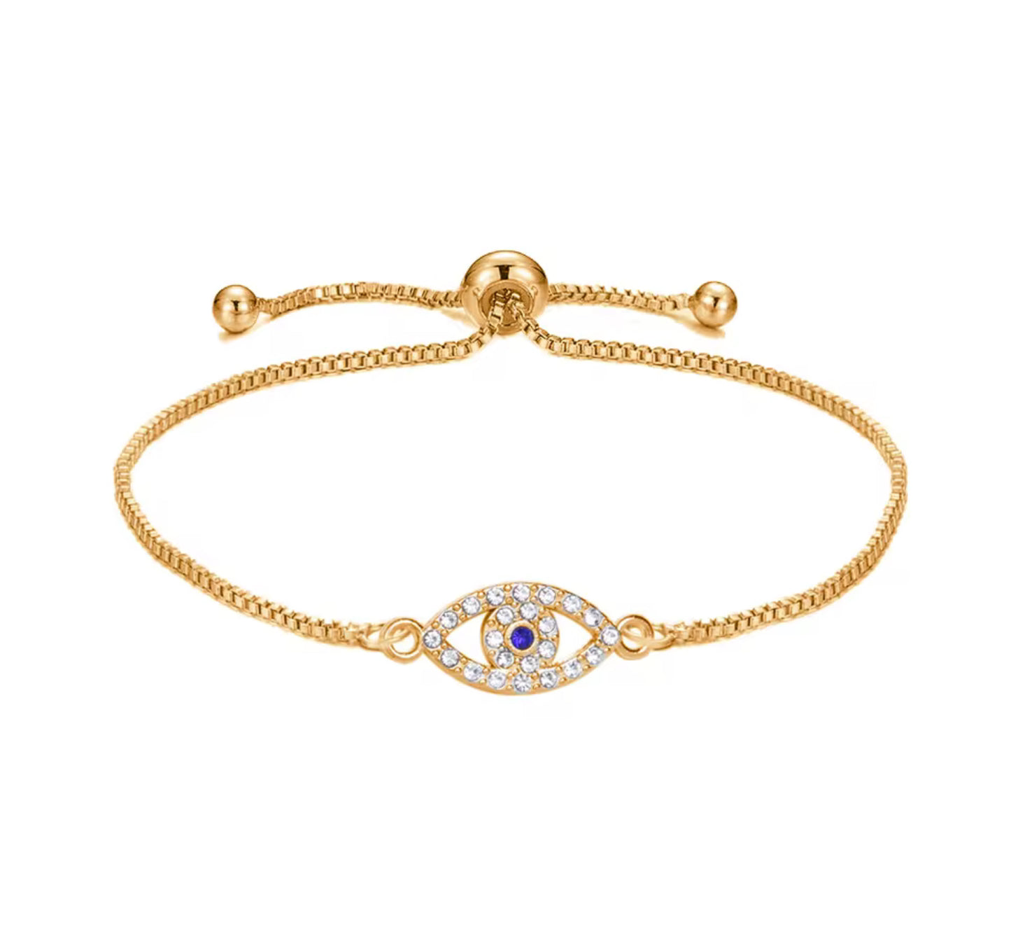 Evil Eye Adjustable Bracelet