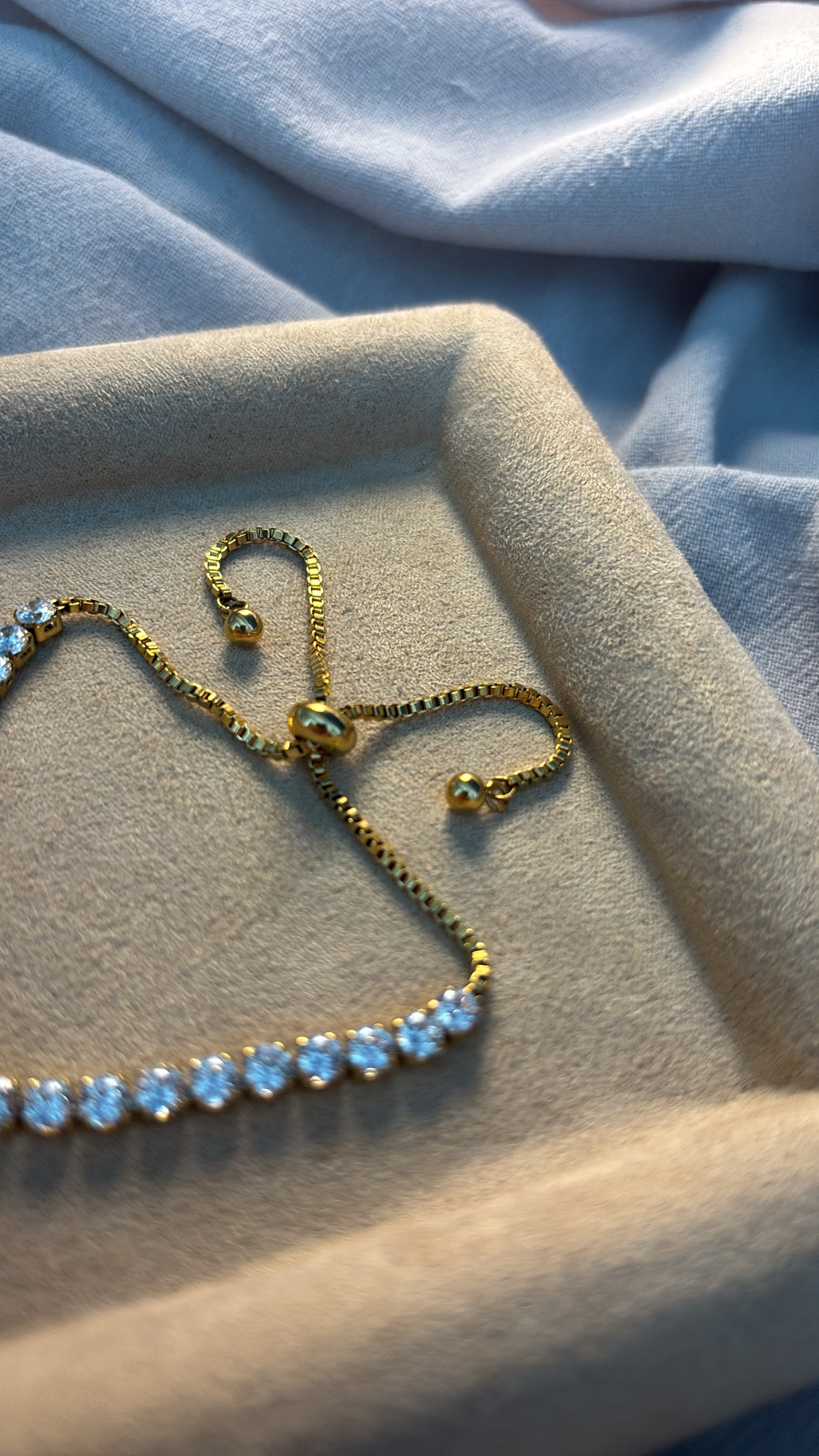 Diamond Tennis Adjustable Bracelet